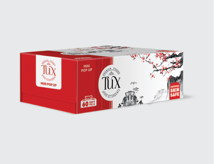 TUX Mini Pop Up product packaging