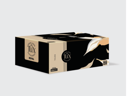 TUX Royale product packaging